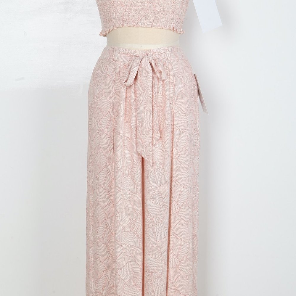 Cotton Candy LA Smocked Tube Top with Pants